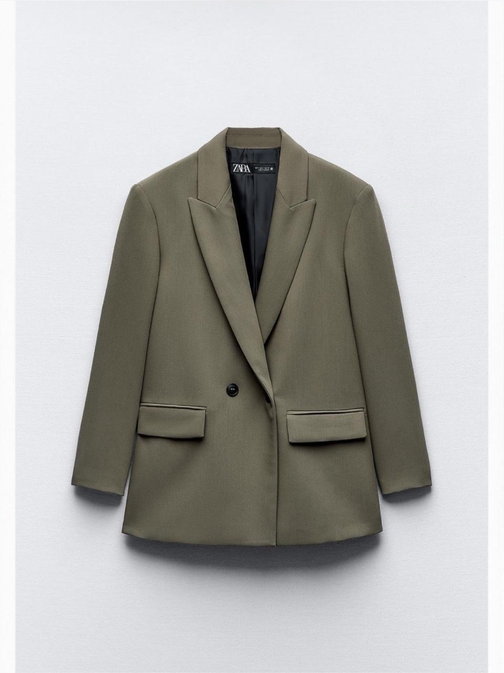 Zara over sized khaki brown/green blazer